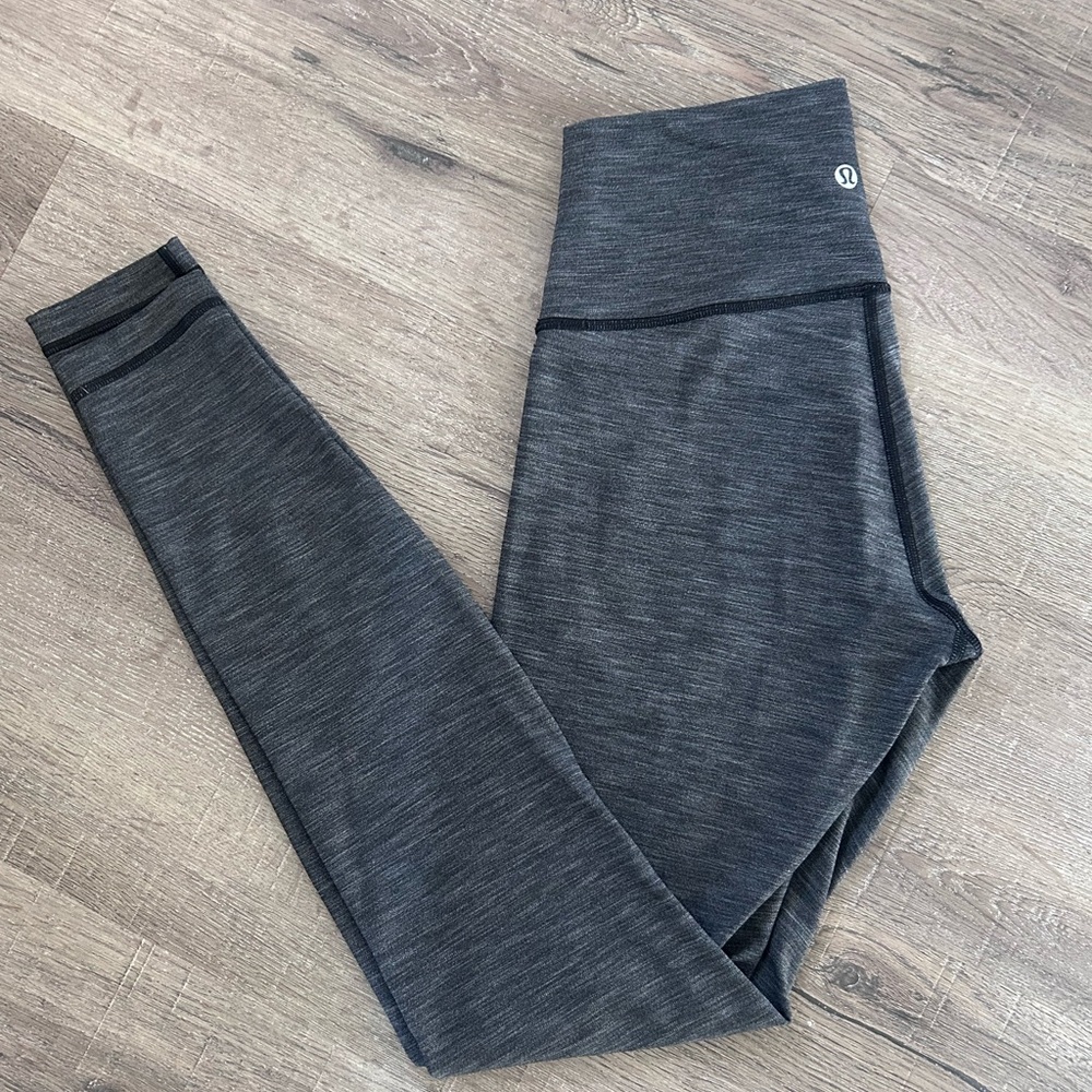 lululemon athletica Charcoal Heather Leggings